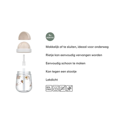 Mepal rietjesbeker mio 300 ml