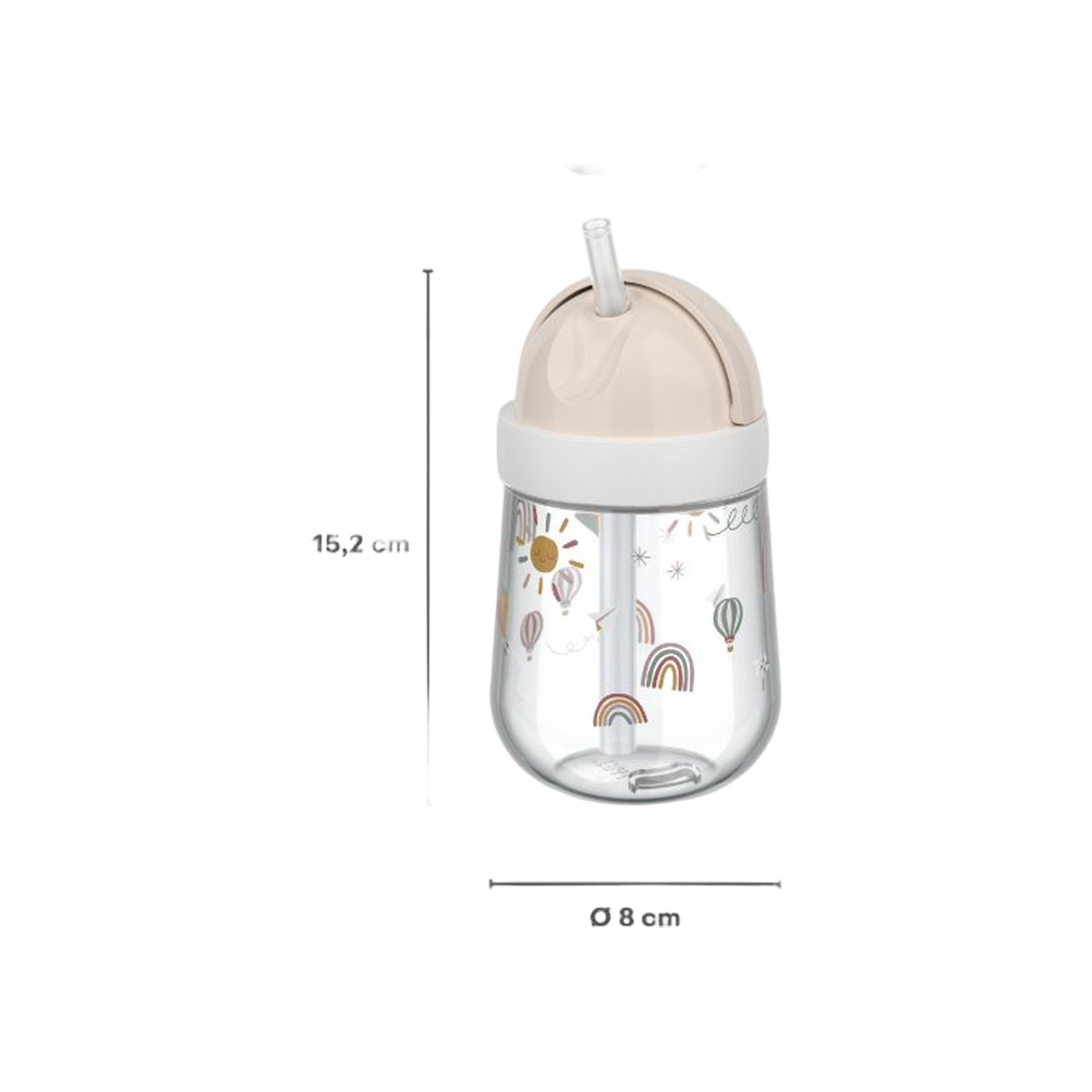 Mepal rietjesbeker mio 300 ml