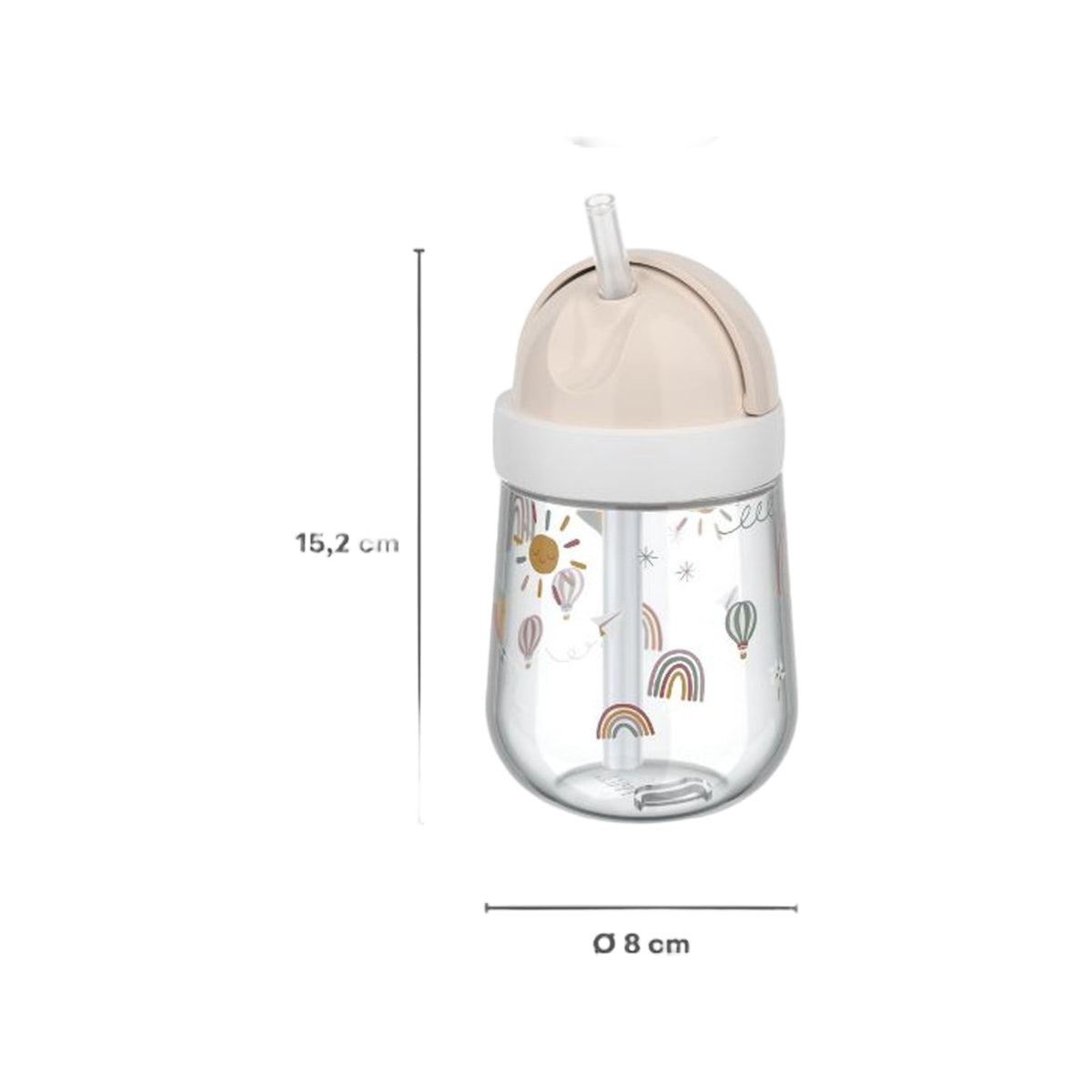 Mepal rietjesbeker mio 300 ml