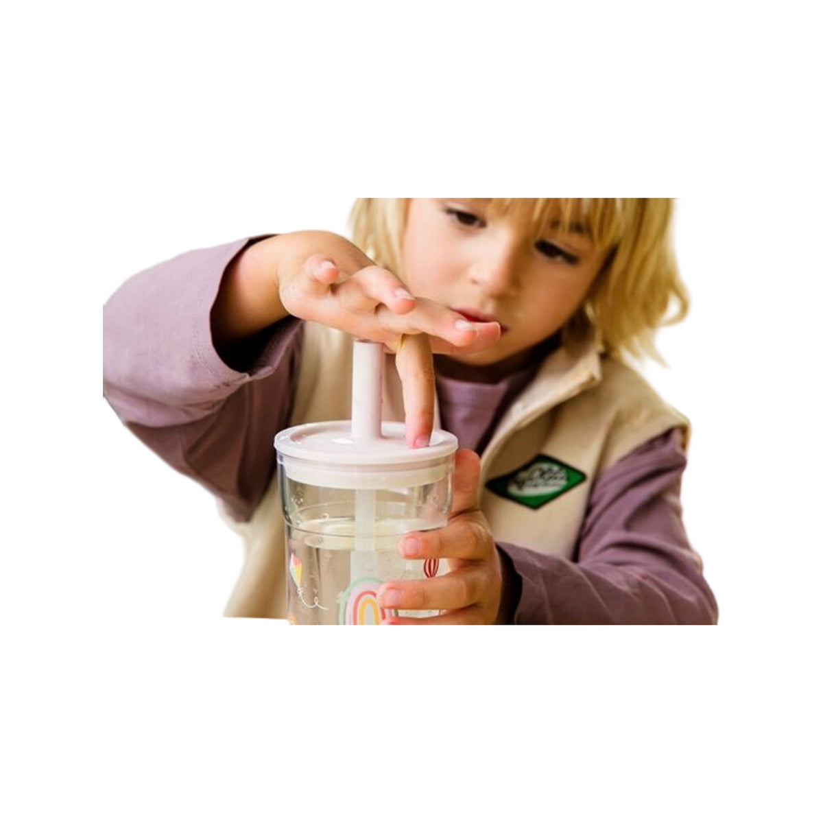 Mepal kinderglas mio 250 ml met rietje