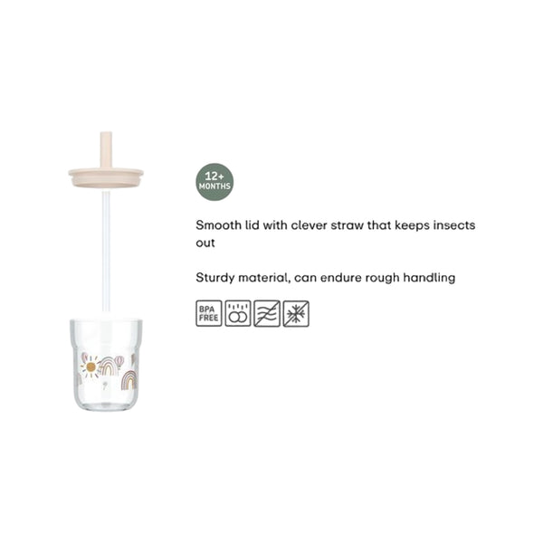 Mepal kinderglas mio 250 ml met rietje