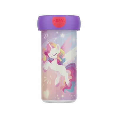 schoolbeker campus 300 ml - unicorn glow
