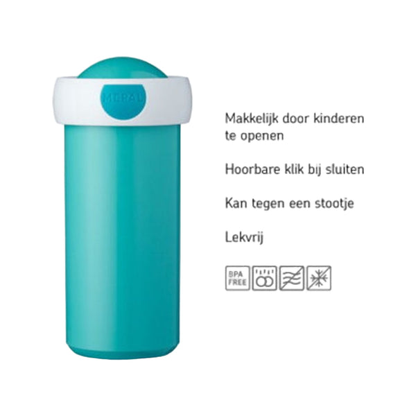 schoolbeker campus 300 ml - unicorn glow