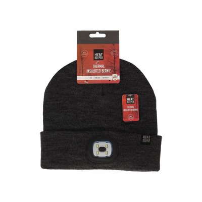 Heatkeeper Men Thermal Beanie+Led Light Recharge