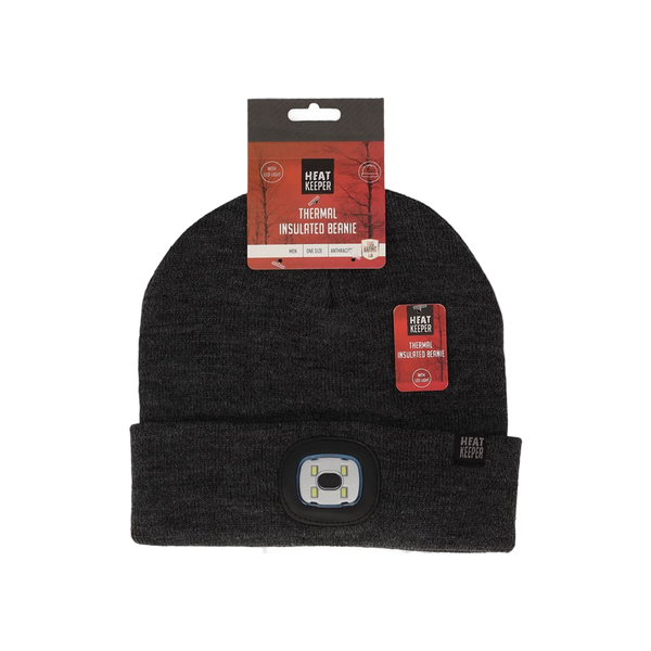 Heatkeeper Men Thermal Beanie+Led Light Recharge