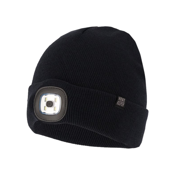 Heatkeeper Men Thermal Beanie+Led Light Recharge