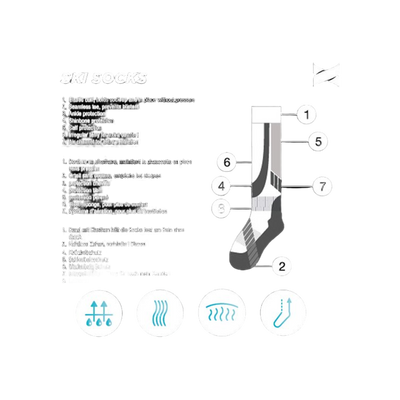 Xtreme Adults Ski Socks 2-Pack