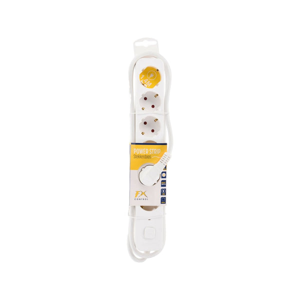 Stekkerdoos 6 Weg 140Cm Wit