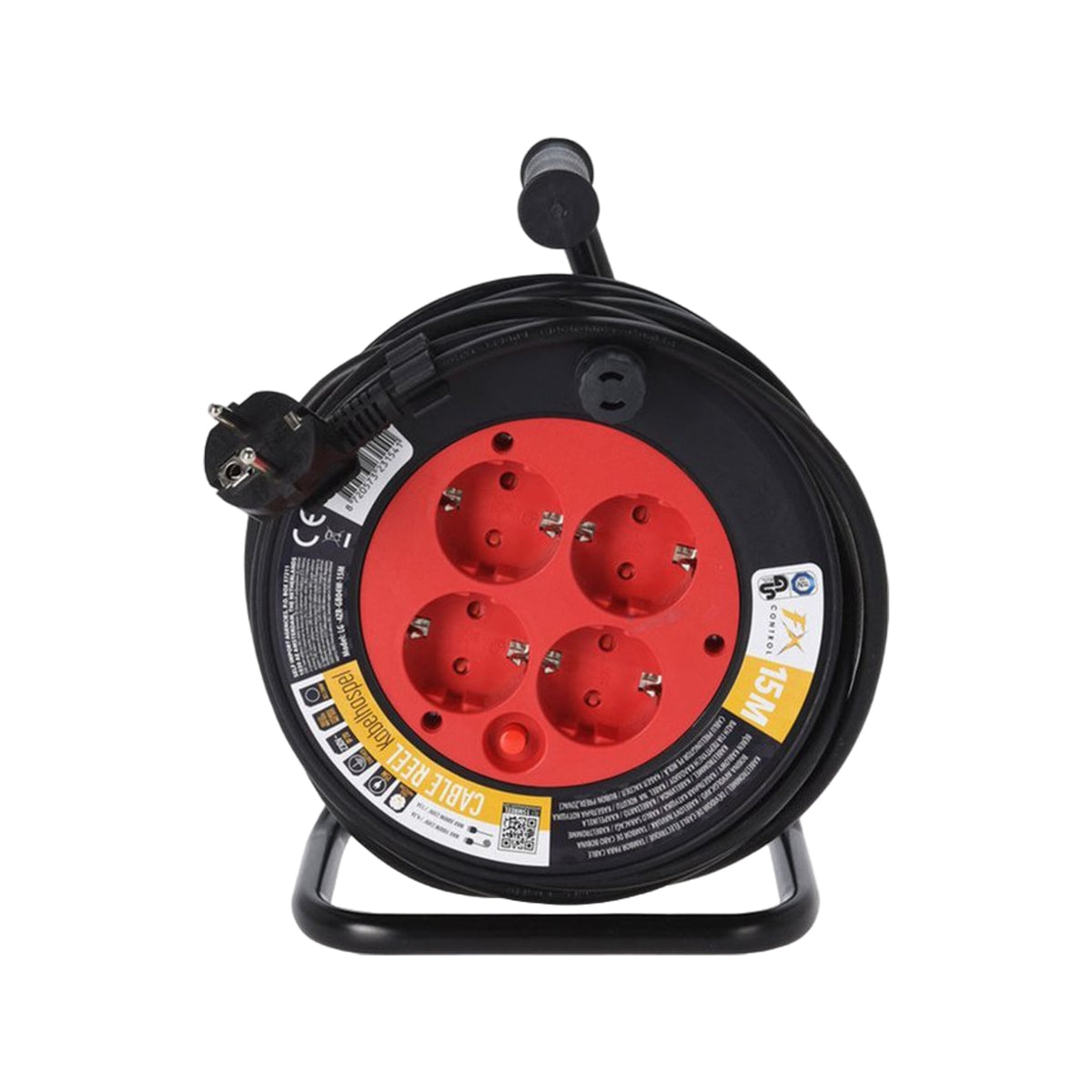 Haspel 15 Meter Zwart
