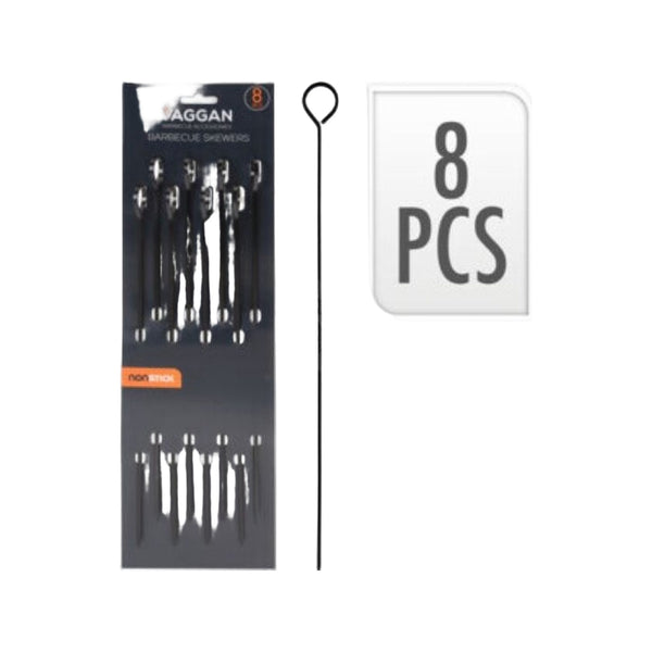 Koopman BBQ Pennen Anti-Aanbak Set van 8 Stuks