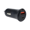 Autolader Usb A En Usb C Zwart