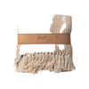 JENS Living Recycled Cotton Plaid Wafel Beige