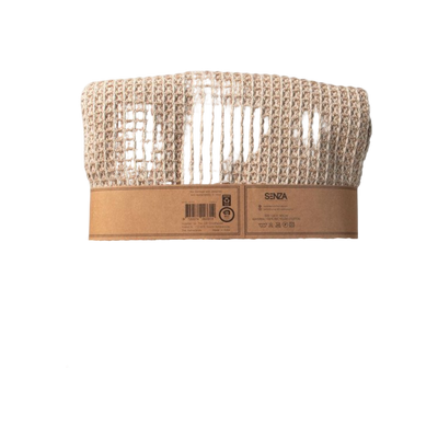 JENS Living Recycled Cotton Plaid Wafel Beige