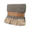 JENS Living Recycled Cotton Plaid Visgraat Zwart