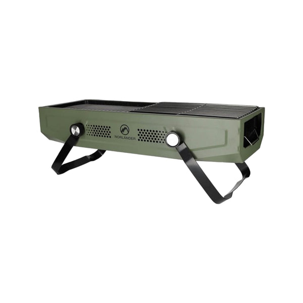NORLÄNDER Portable Charcoal BBQ Grill - Green