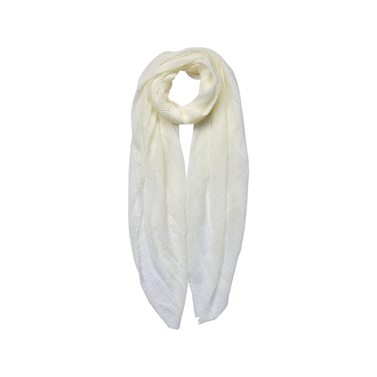 Sjaal 90x180 cm wit