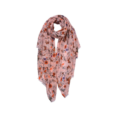 Sjaal 80x180 cm roze