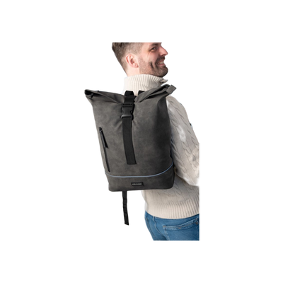 NORLÄNDER Nubuck Urban Rugtas Grijs