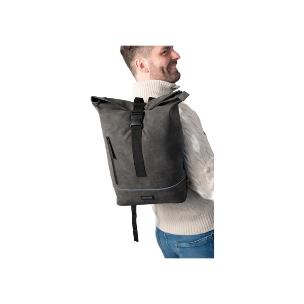 NORLÄNDER Nubuck Urban Rugtas Grijs