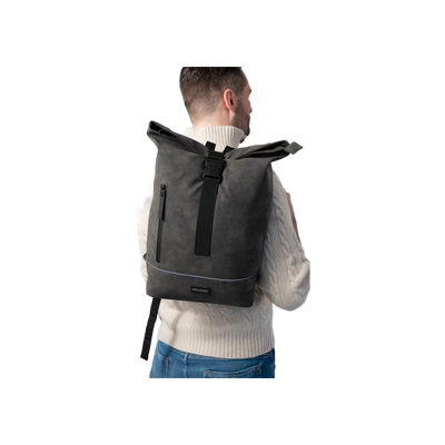 NORLÄNDER Nubuck Urban Rugtas Grijs