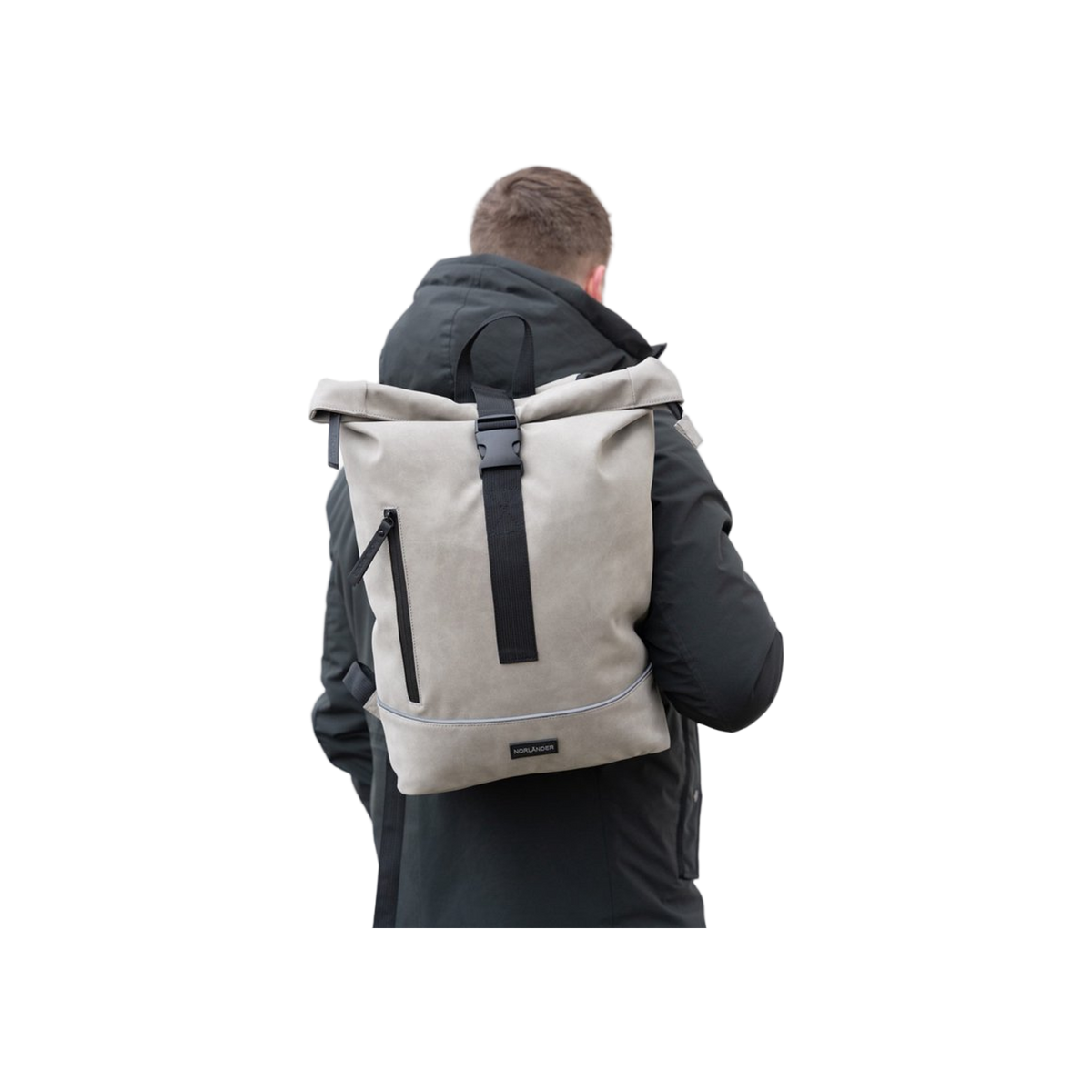 NORLÄNDER Nubuck Urban Rugtas Taupe