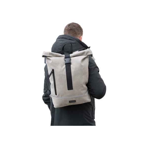 NORLÄNDER Nubuck Urban Rugtas Taupe