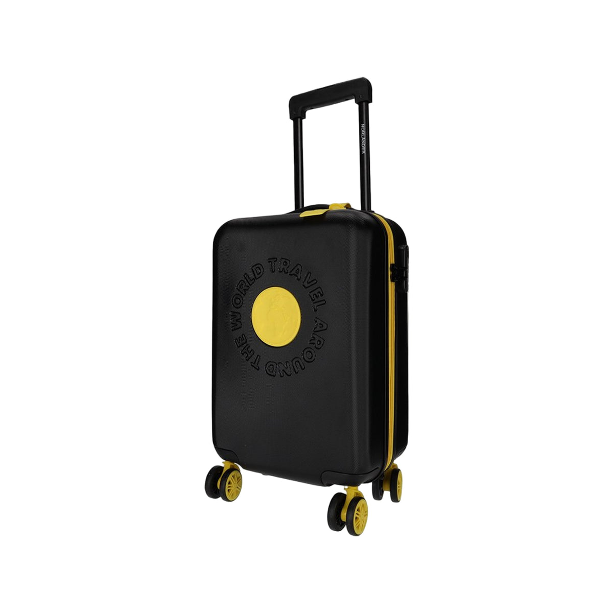 NORLÄNDER World Trolley Zwart/Geel