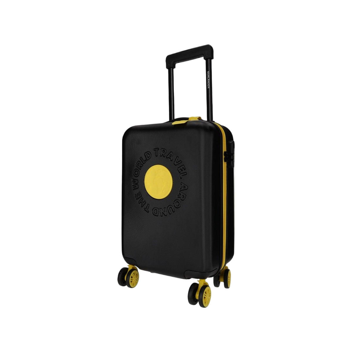 NORLÄNDER World Trolley Zwart/Geel