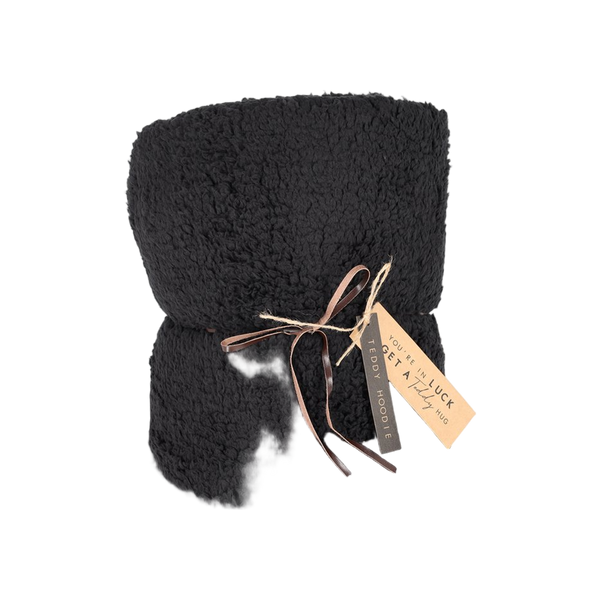 JENS Living Teddy Hoodie Zwart