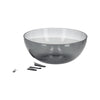 JENS Living Acryl Saladeschaal Met Bestek Smoke