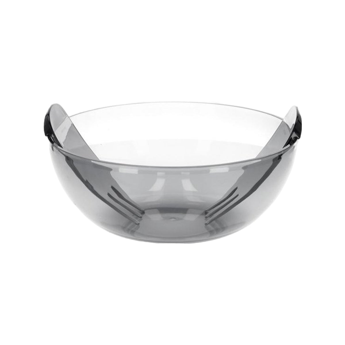 JENS Living Acryl Saladeschaal Met Bestek Smoke