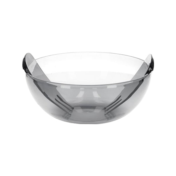 JENS Living Acryl Saladeschaal Met Bestek Smoke