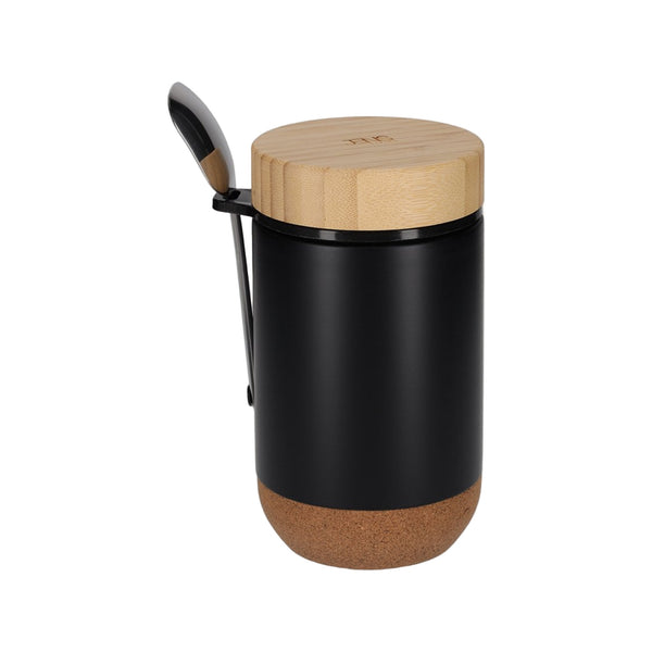 JENS Living Thermo Beker met Lepel Jake Zwart