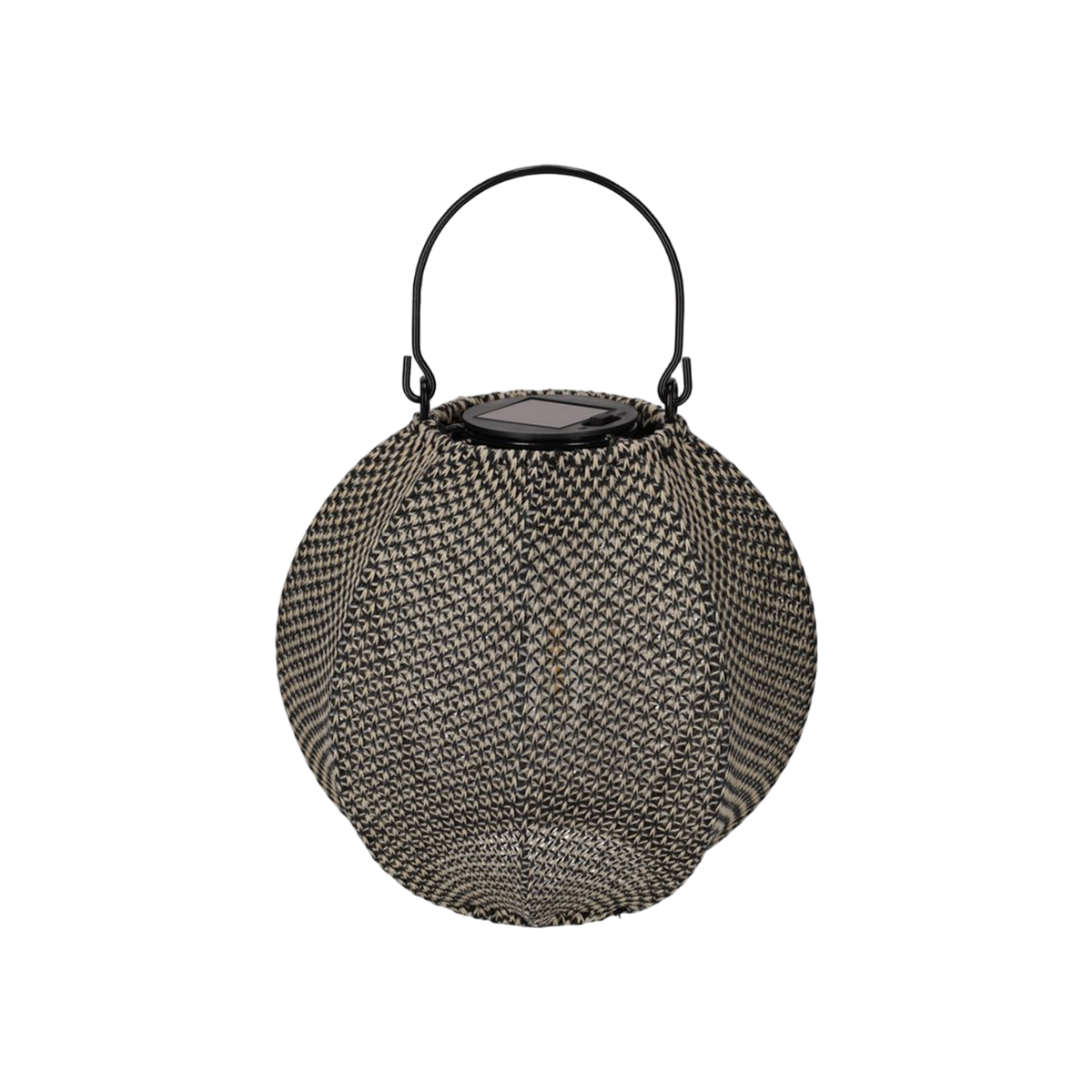 JENS Living Solar Lantaarn Indy Taupe/Zwart