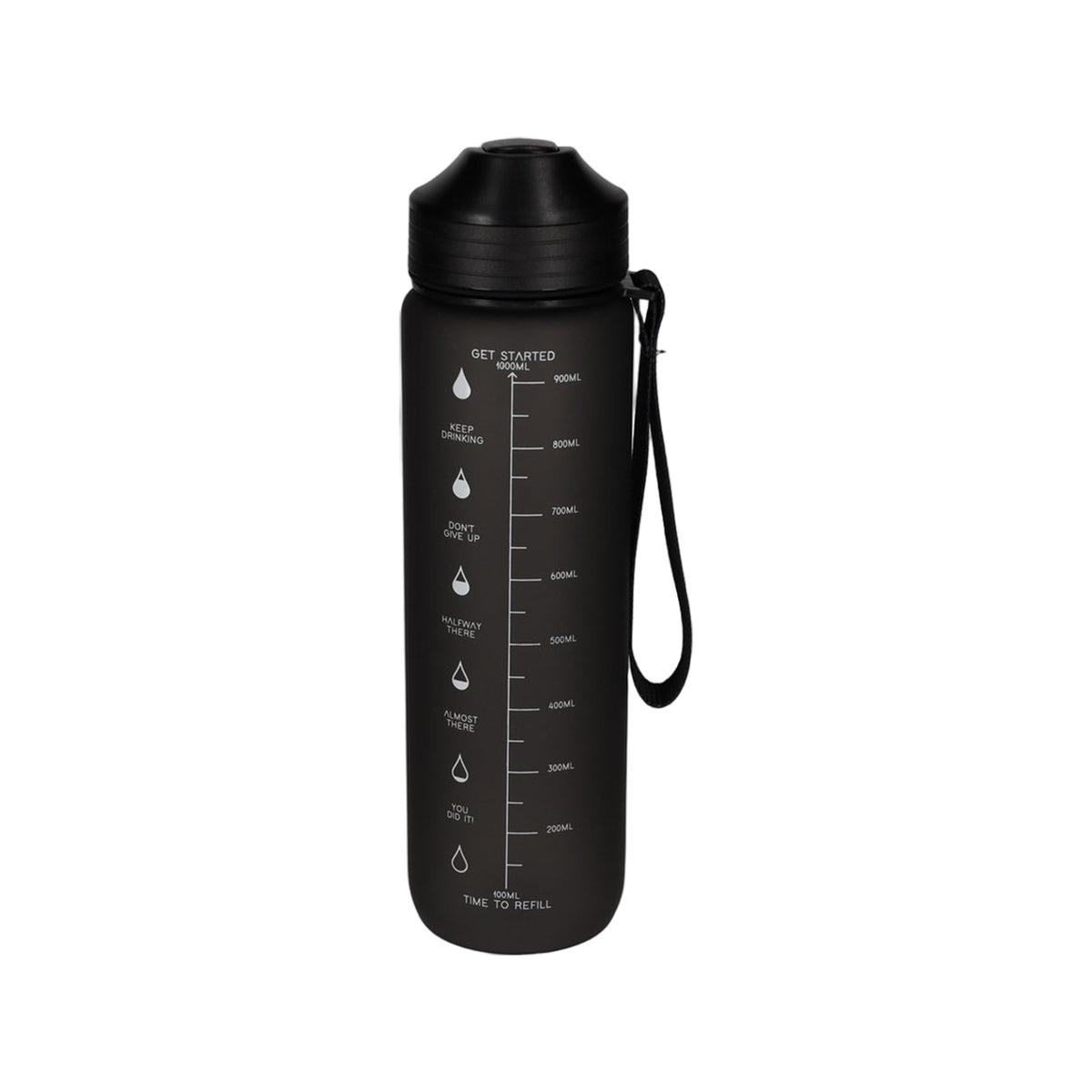NORLÄNDER Waterfles Hydrated Zwart