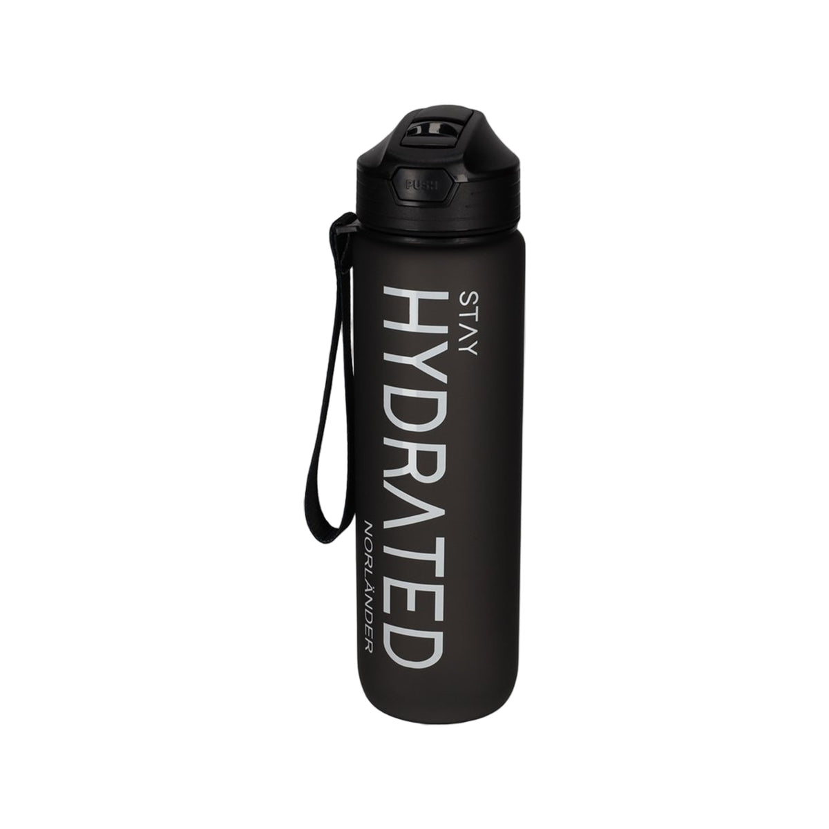 NORLÄNDER Waterfles Hydrated Zwart