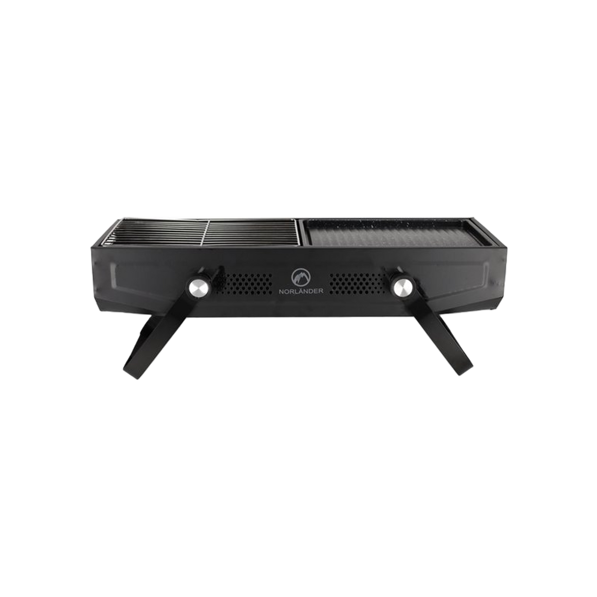 NORLÄNDER Outdoor BBQ met Grill Zwart