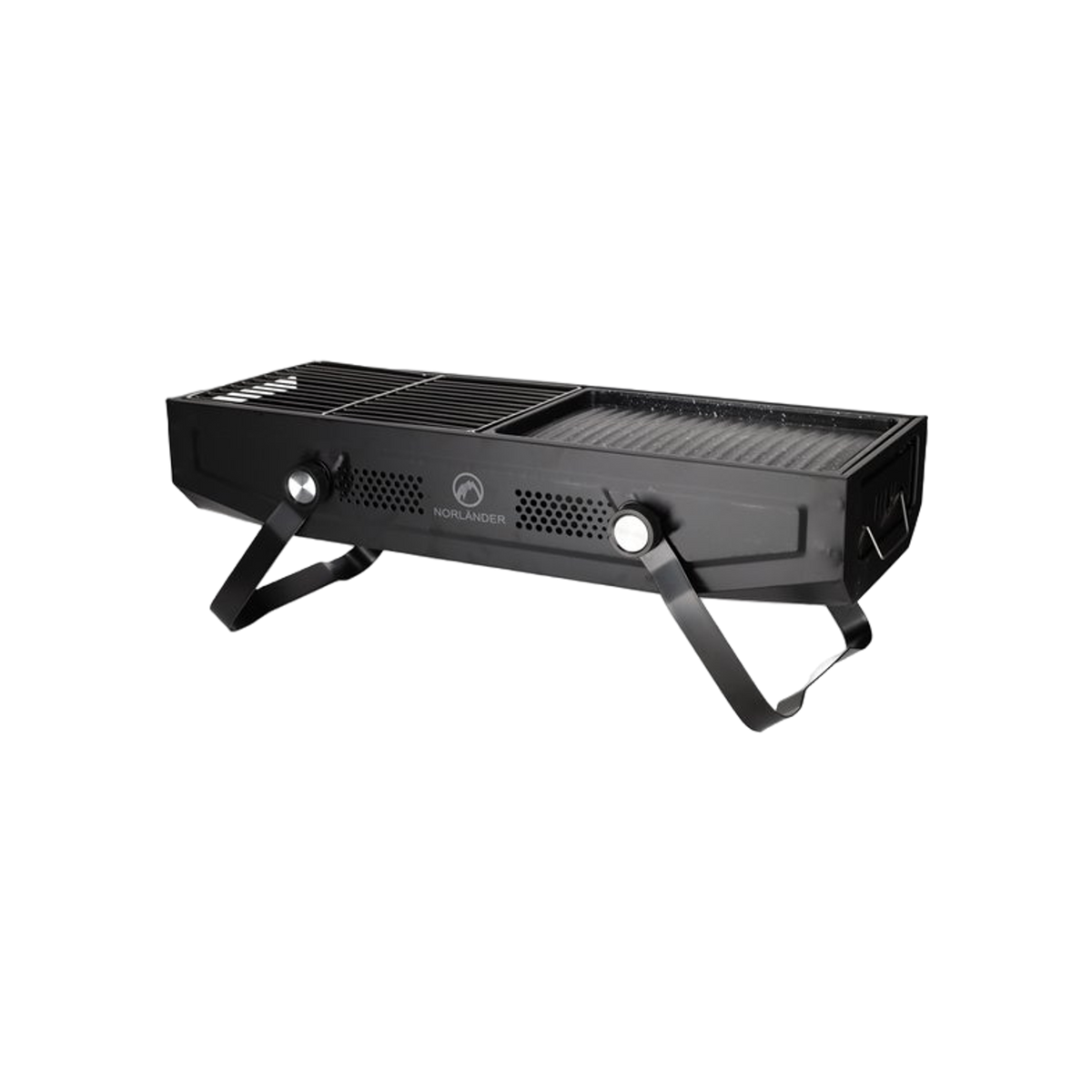 NORLÄNDER Outdoor BBQ met Grill Zwart