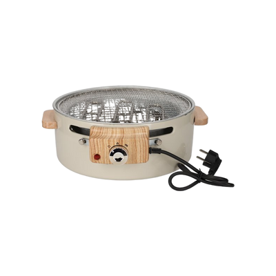 NORLÄNDER Hybrid BBQ Taupe Houtskool & Gas Barbecue