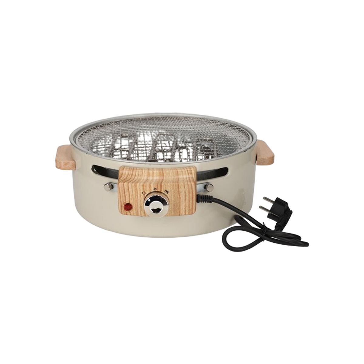NORLÄNDER Hybrid BBQ Taupe Houtskool & Gas Barbecue