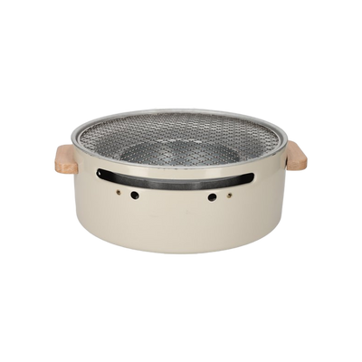 NORLÄNDER Hybrid BBQ Taupe Houtskool & Gas Barbecue