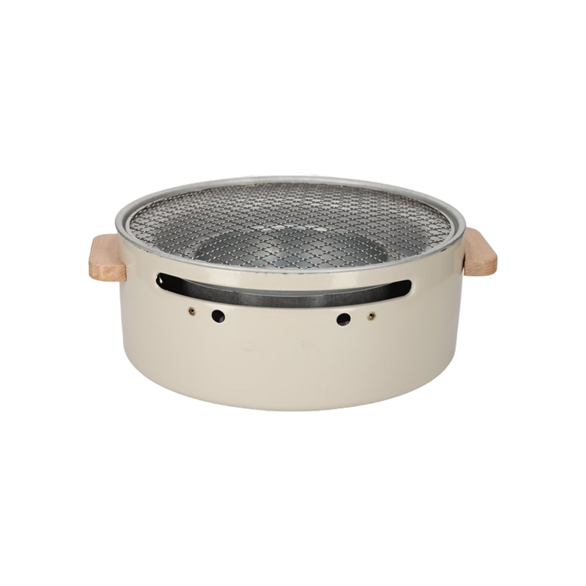 NORLÄNDER Hybrid BBQ Taupe Houtskool & Gas Barbecue