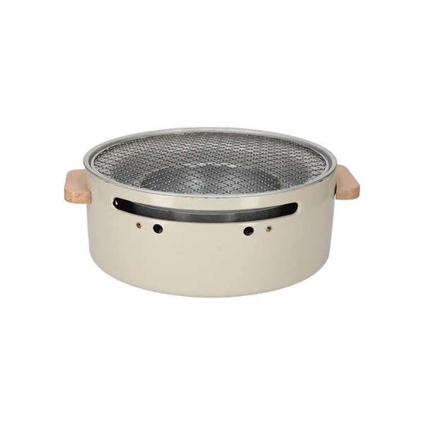 NORLÄNDER Hybrid BBQ Taupe Houtskool & Gas Barbecue