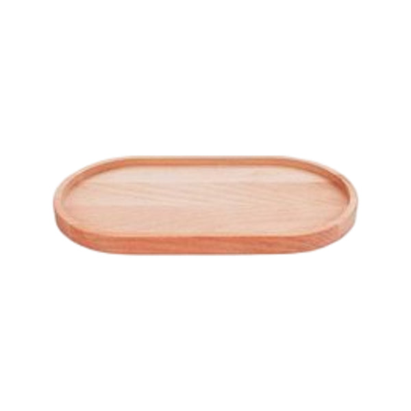 Bowls and Dishes Buchen Holz Ovales Serviertablett M 27x14,5cm