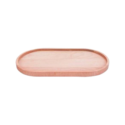 Bowls and Dishes Beech Wood Oval Serving Tray 32x17cm