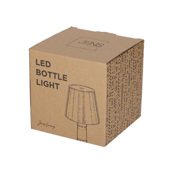 JENS Living LED Fles Lamp Zwart