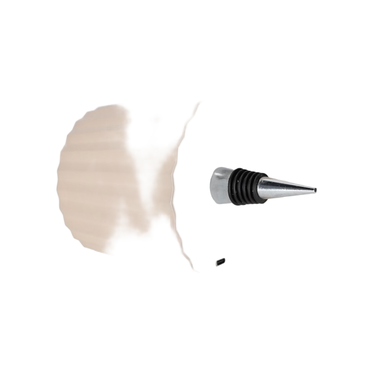 JENS Living LED Fles Lamp Ribbel Taupe