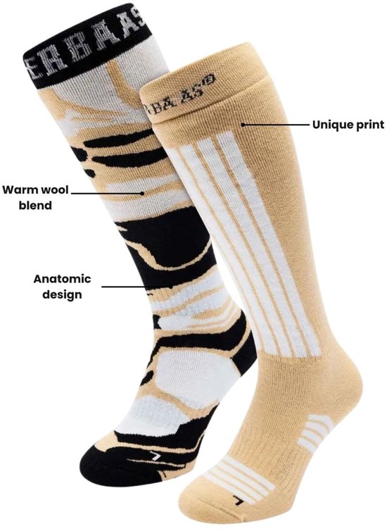 Poederbaas Ski Socks 2-pack