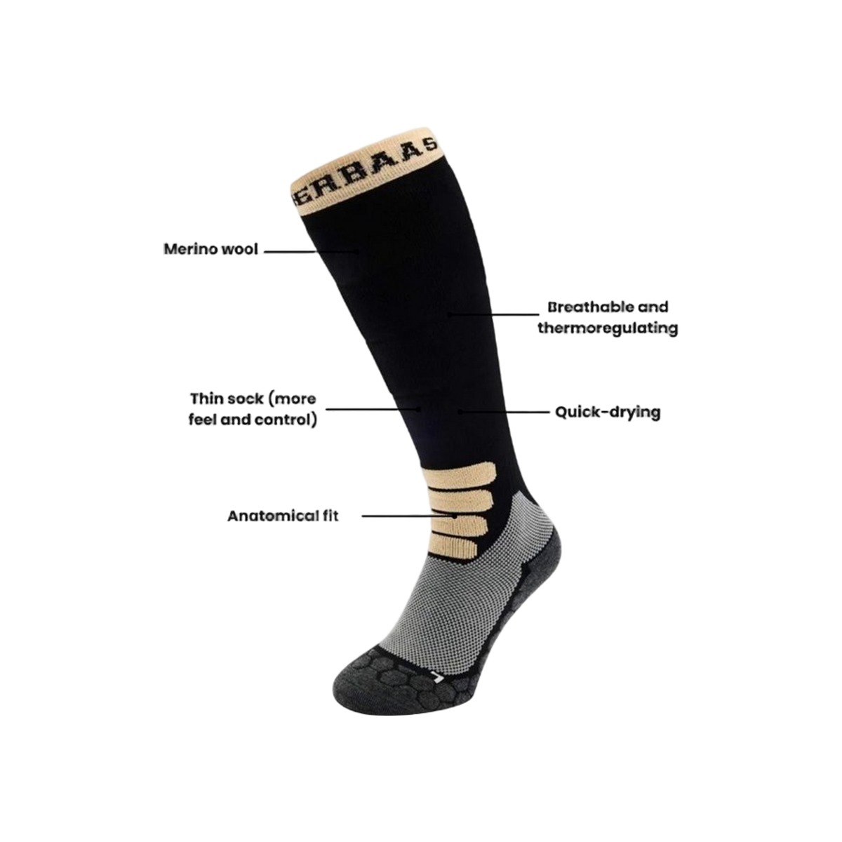 Poederbaas Merino Pro Ski Socks