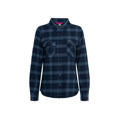 Narsaq Saarloq Women Plaid Flannel Shirt